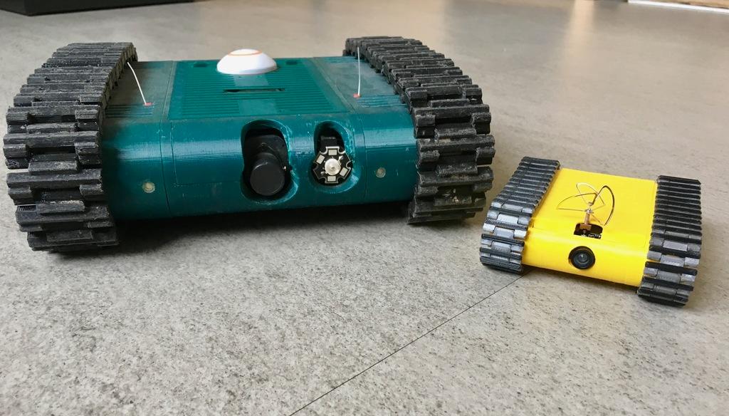 Mini FPV-Rover (Tank) 3d model