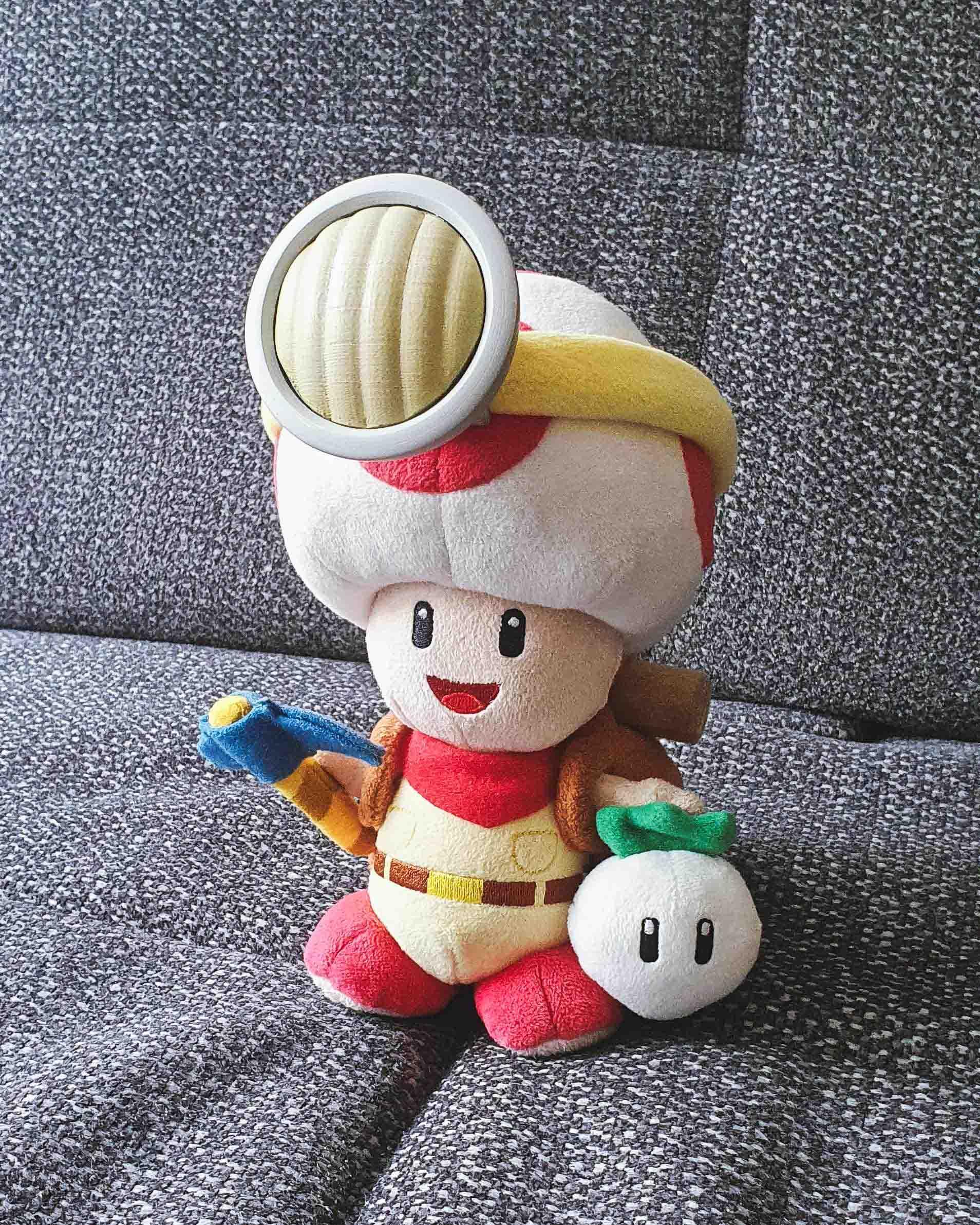 Captain Toad Headlamp for SAN-EI plush figure 3d model