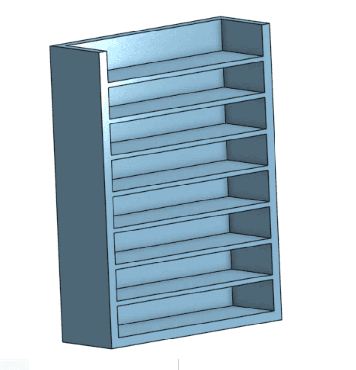 Mini Bookshelf 3d model