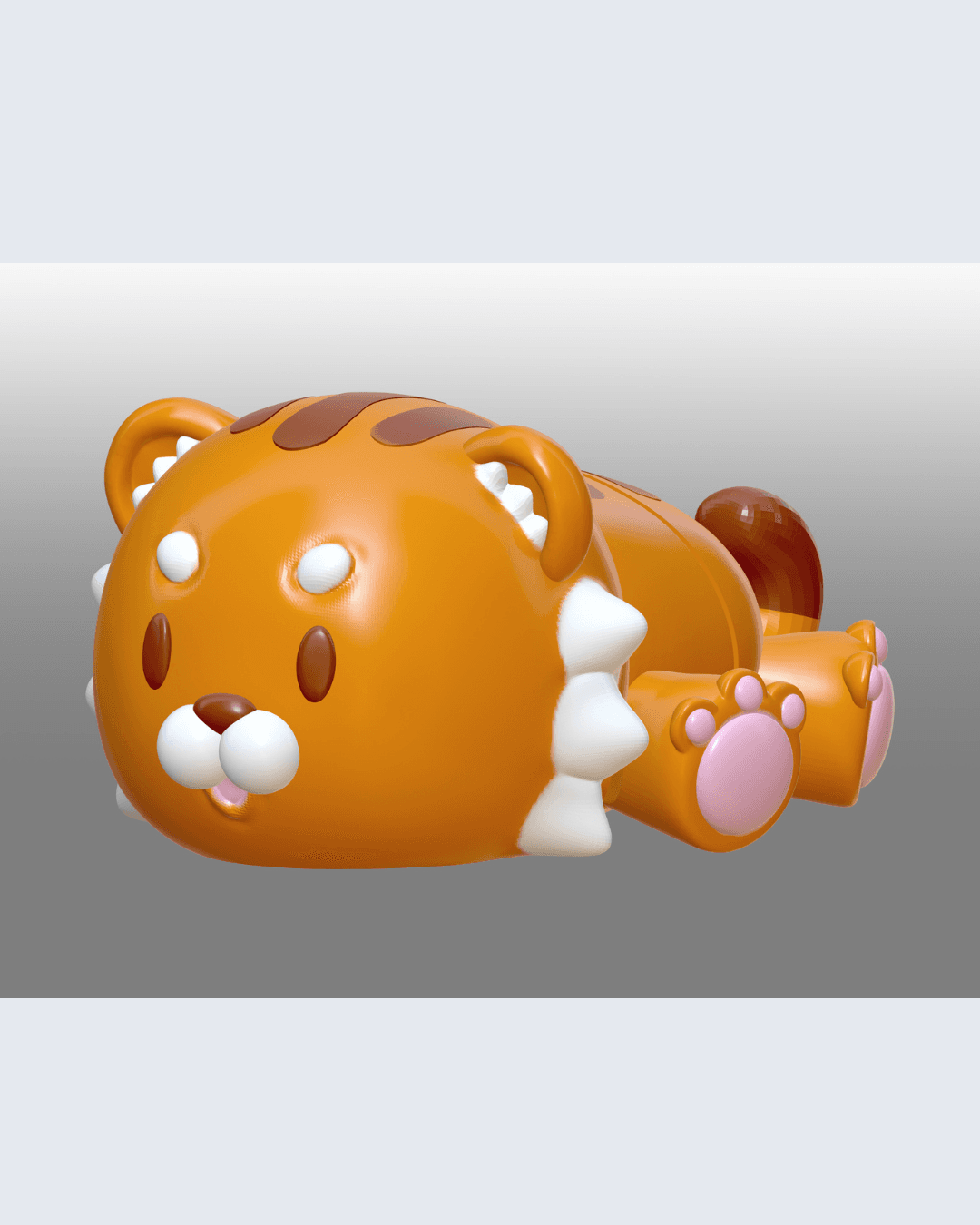 Cute Articulated Tiger! 3d model