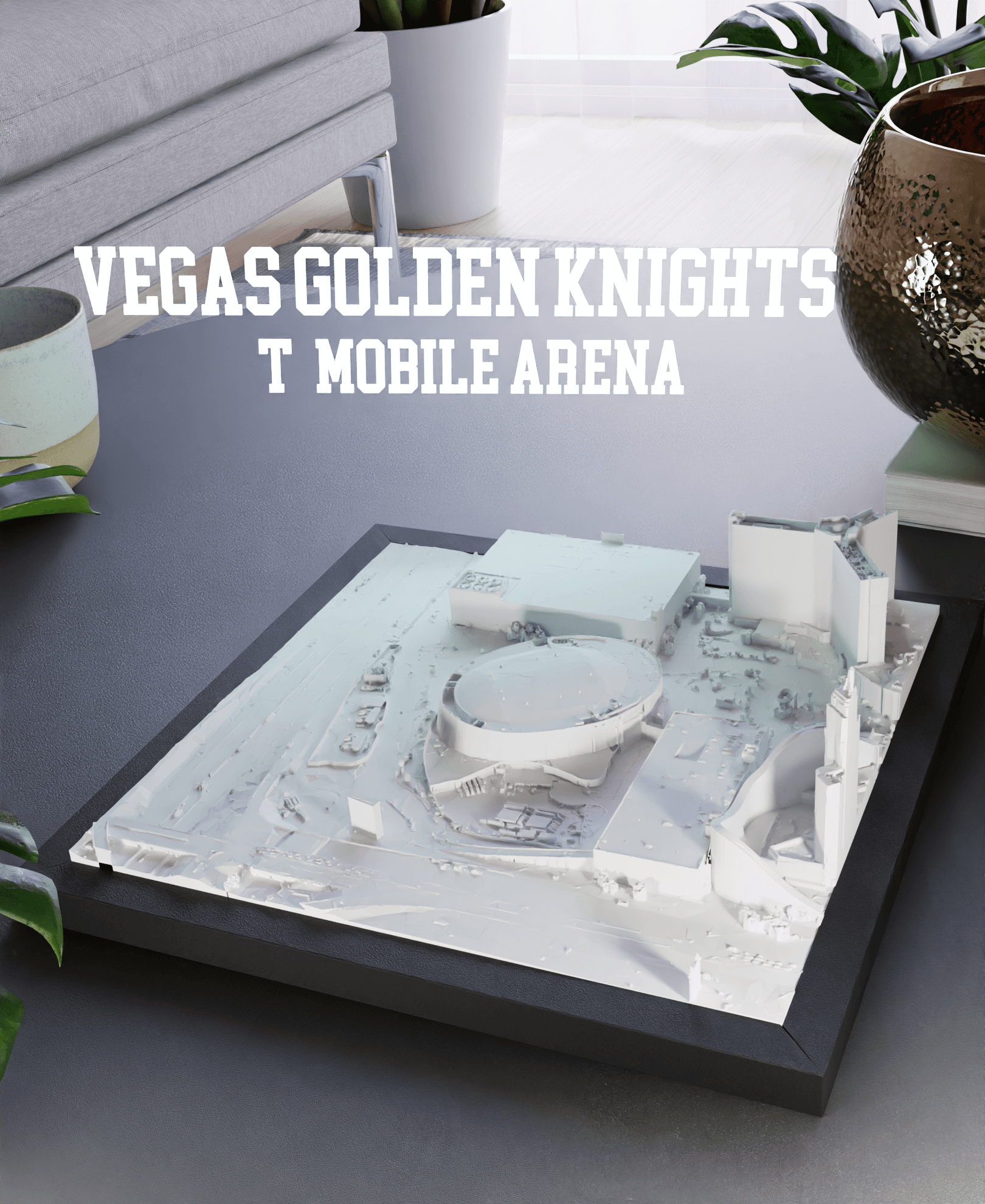 Vegas Golden Knights - T-Mobile Arena 3d model