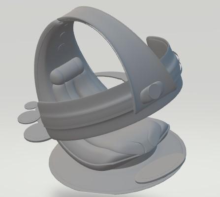 all-kiiro-obj-chair.obj - Kiiro Chair Grey - 3d model