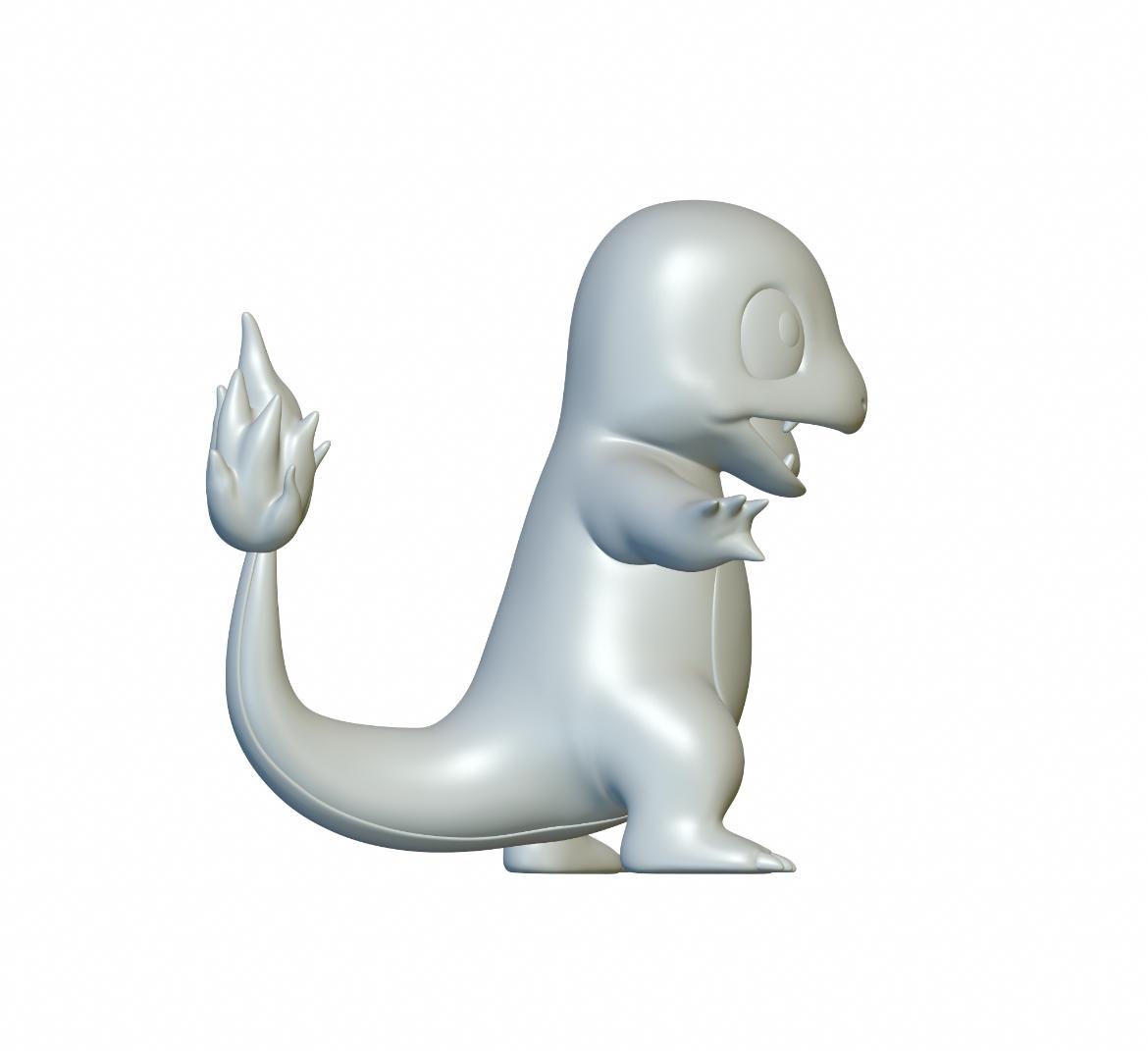 Pokemon Charmander #4 - Optimized for 3D Printing 3d model