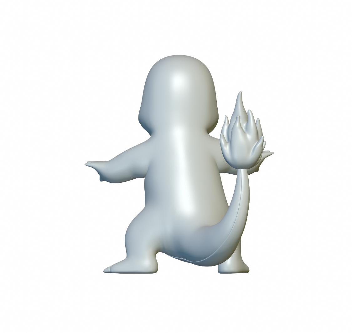 Pokemon Charmander #4 - Optimized for 3D Printing 3d model