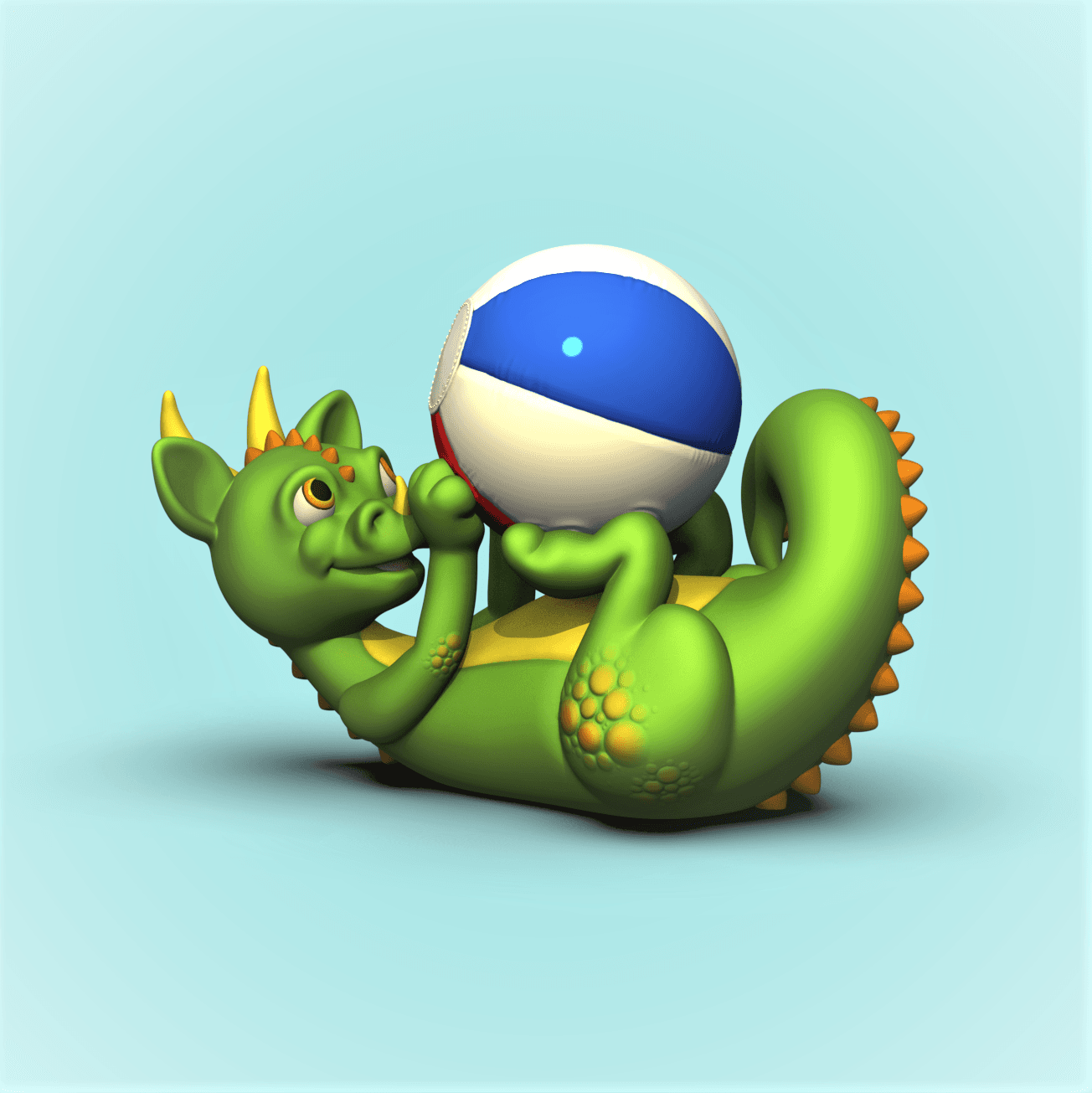 Benny the Baby Dragon 3d model