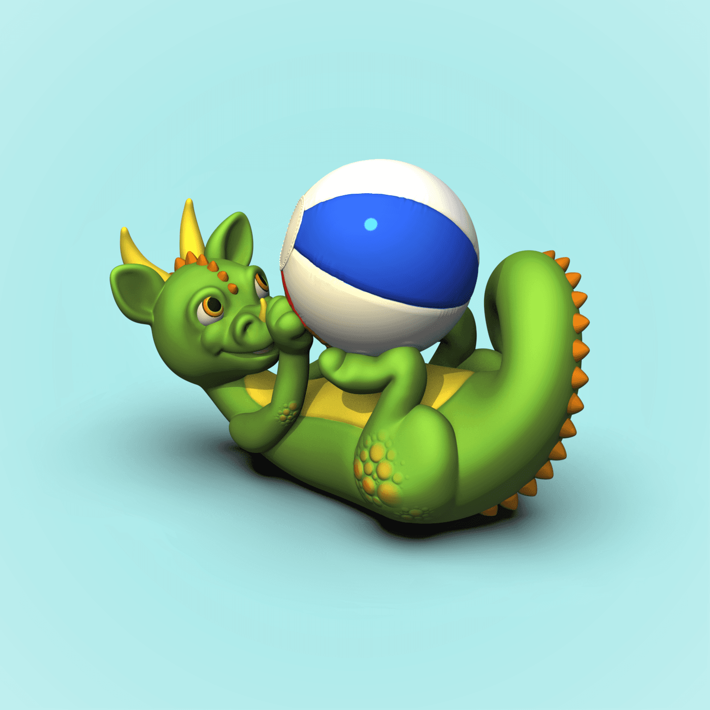 Benny the Baby Dragon 3d model