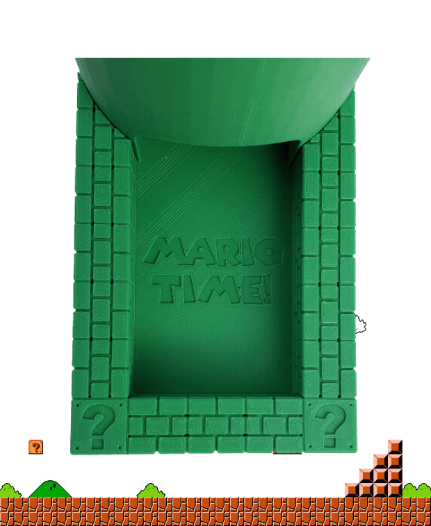 Dice Tower - Super Mario Bros. ROUND Tube 3d model