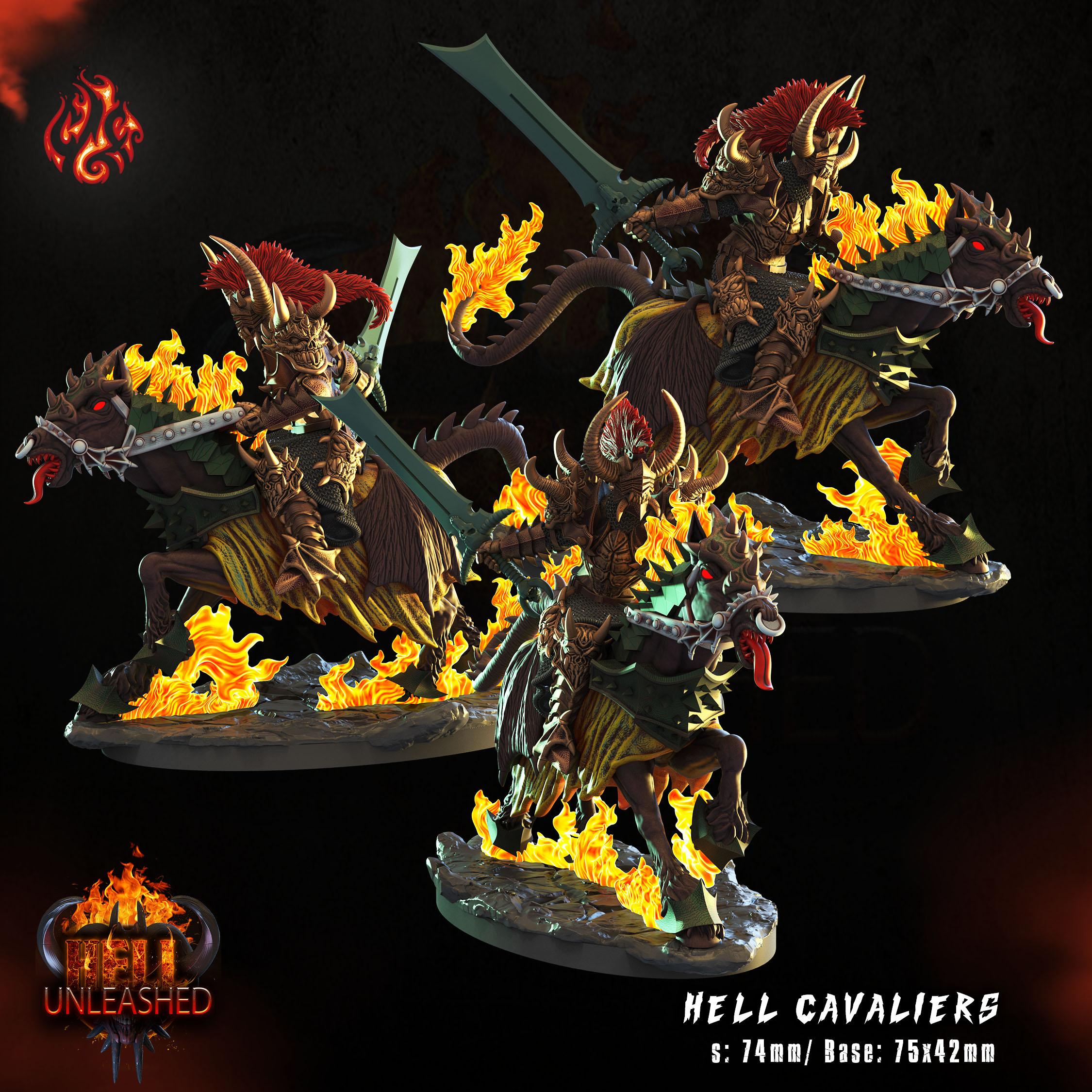 Hell Cavaliers 3d model