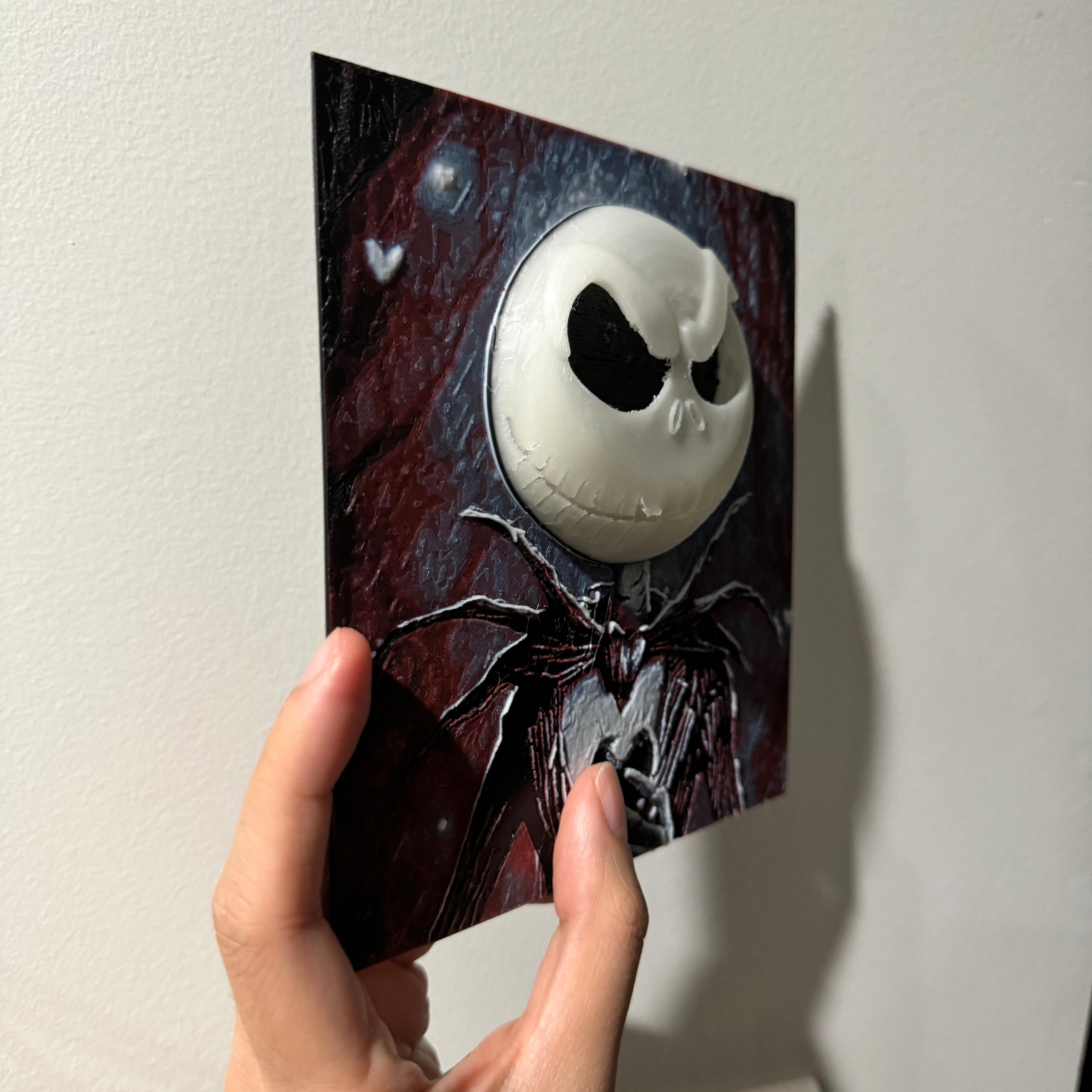 Jack Skellington Pop Out Print - Hueforge Hybrid 3d model