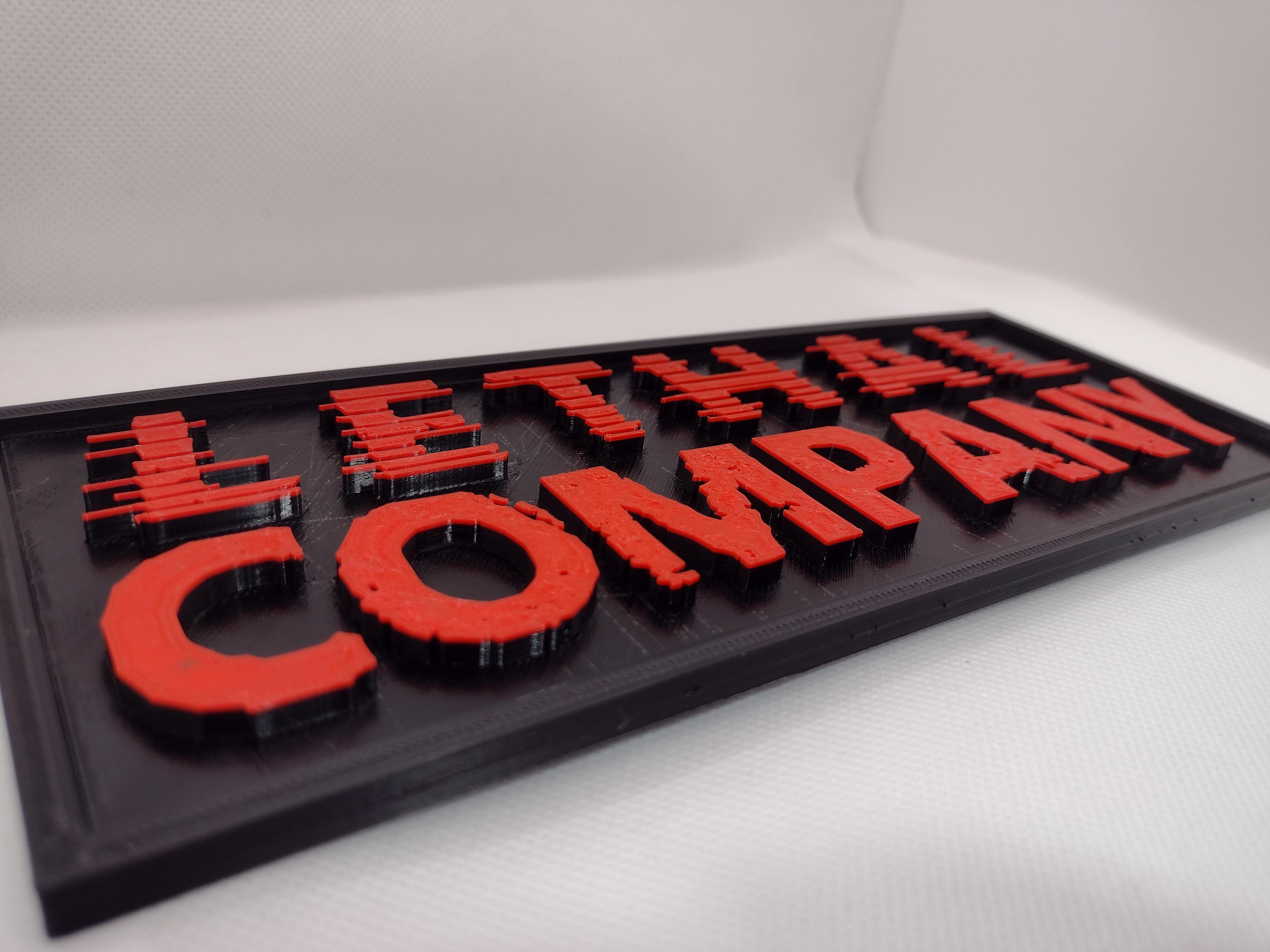  Lethal Company Sign Logo Hanging Wall Art 3d model