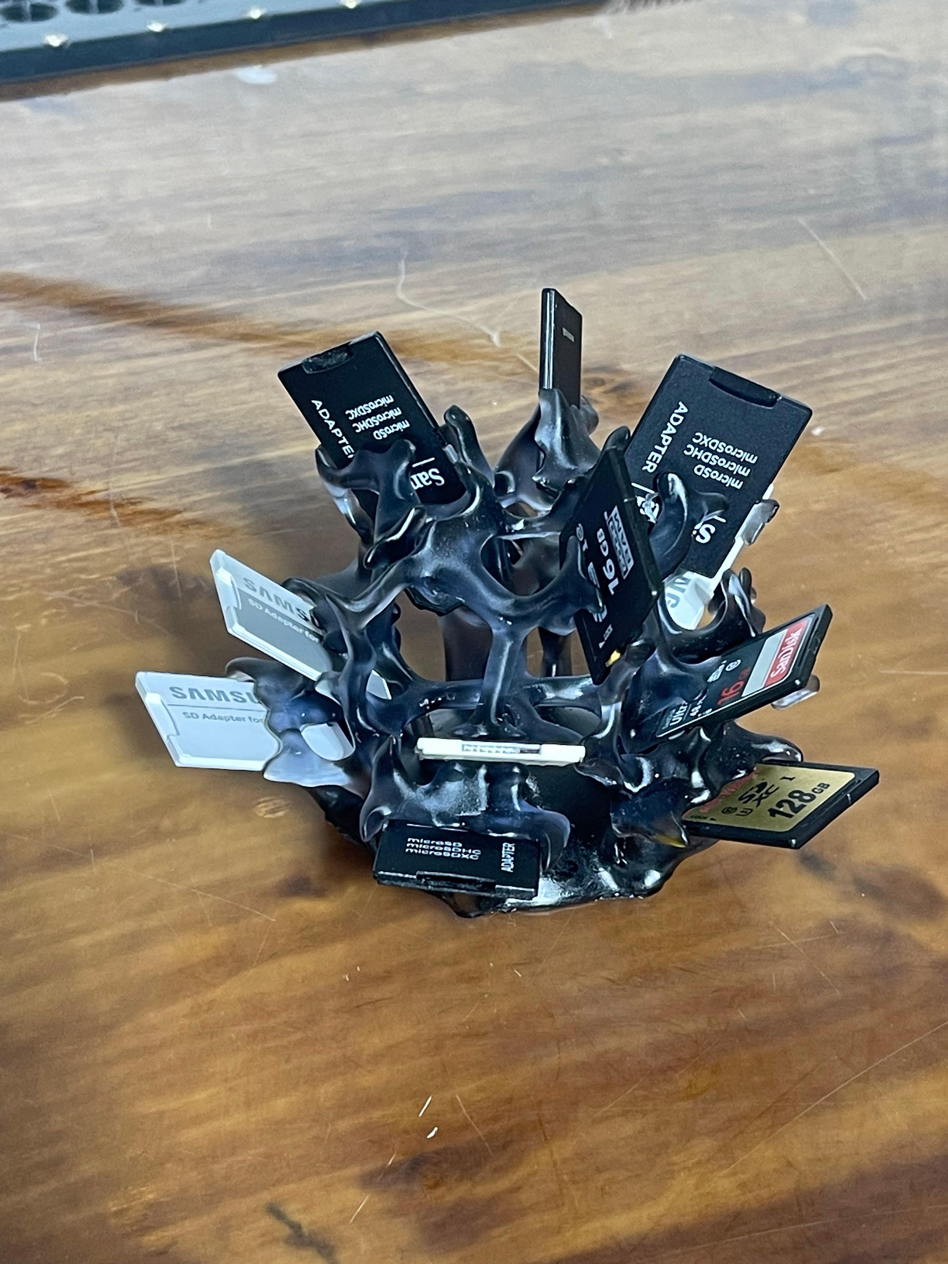 Funky SD/microSD Card Tree 3d model