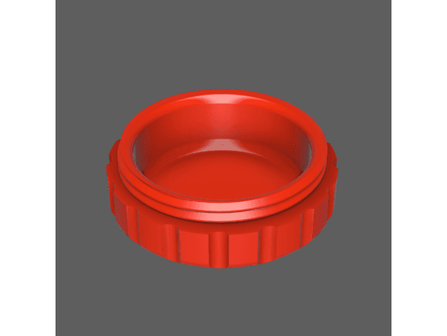 Lid Shaped - Shorty Stash Jar 3d model