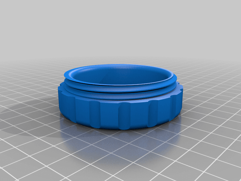 Lid Shaped - Shorty Stash Jar 3d model