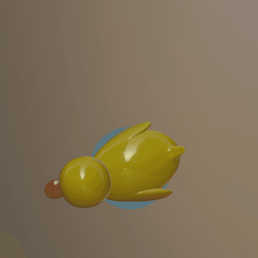 Little Duck 3d model