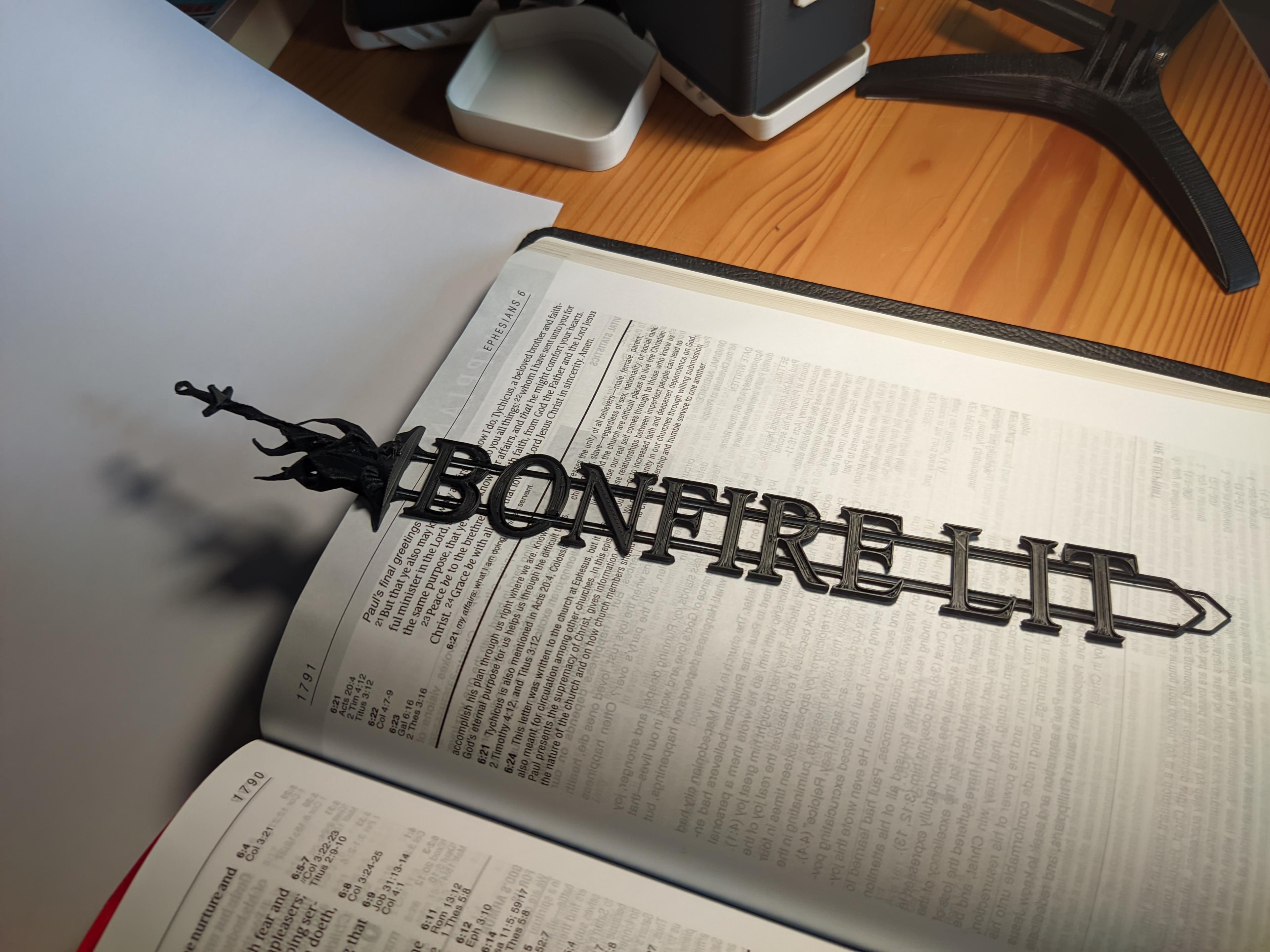 Dark Souls Bookmark 3d model