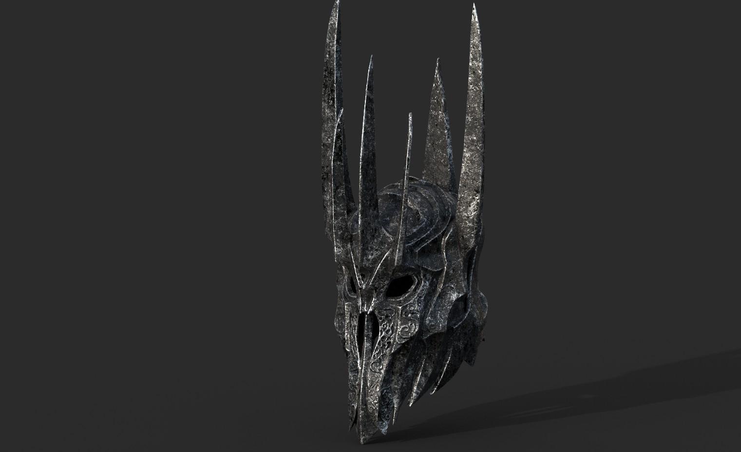 Sauron Helmet 3d model