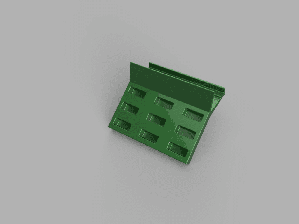 9 SLOT USB holder 3d model