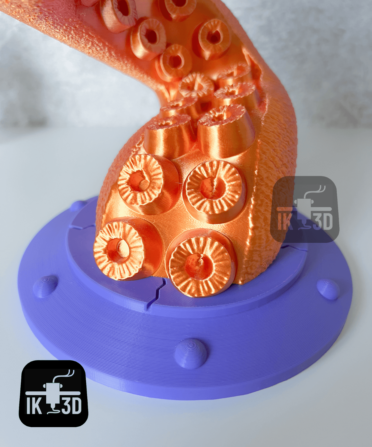 Octopus Tentacle Wine Bottle Holder / No Supports 3d model