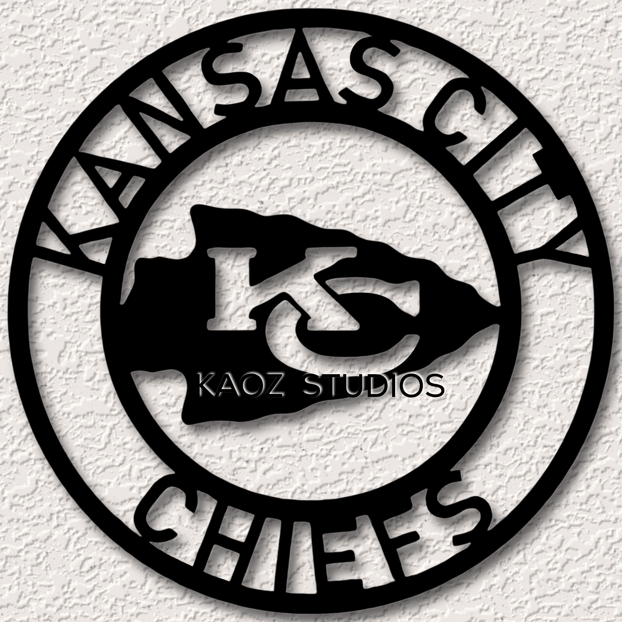 kansas city chiefs circle.stl 3d model