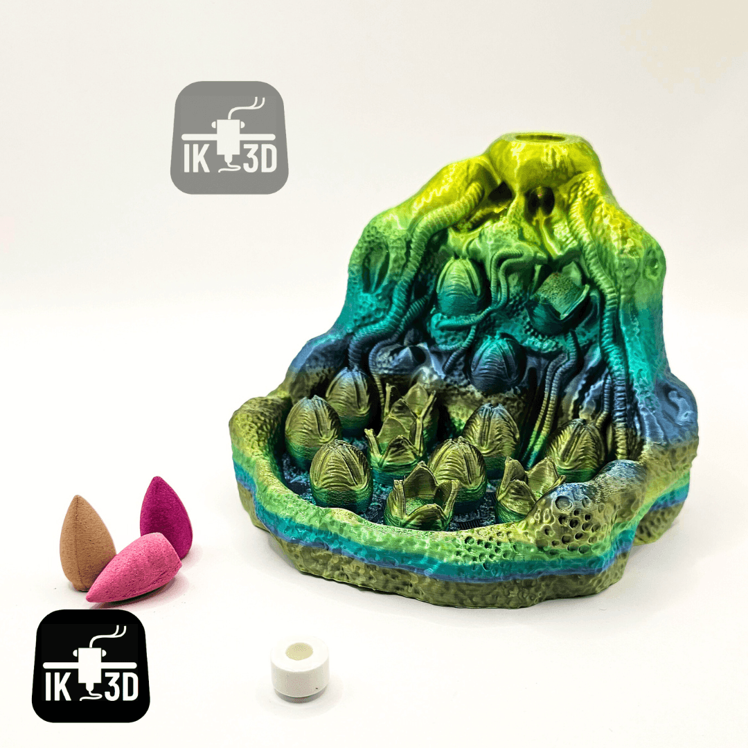 Xenomorph Egg Incense Burner / 3MF Included / No Supports 3d model