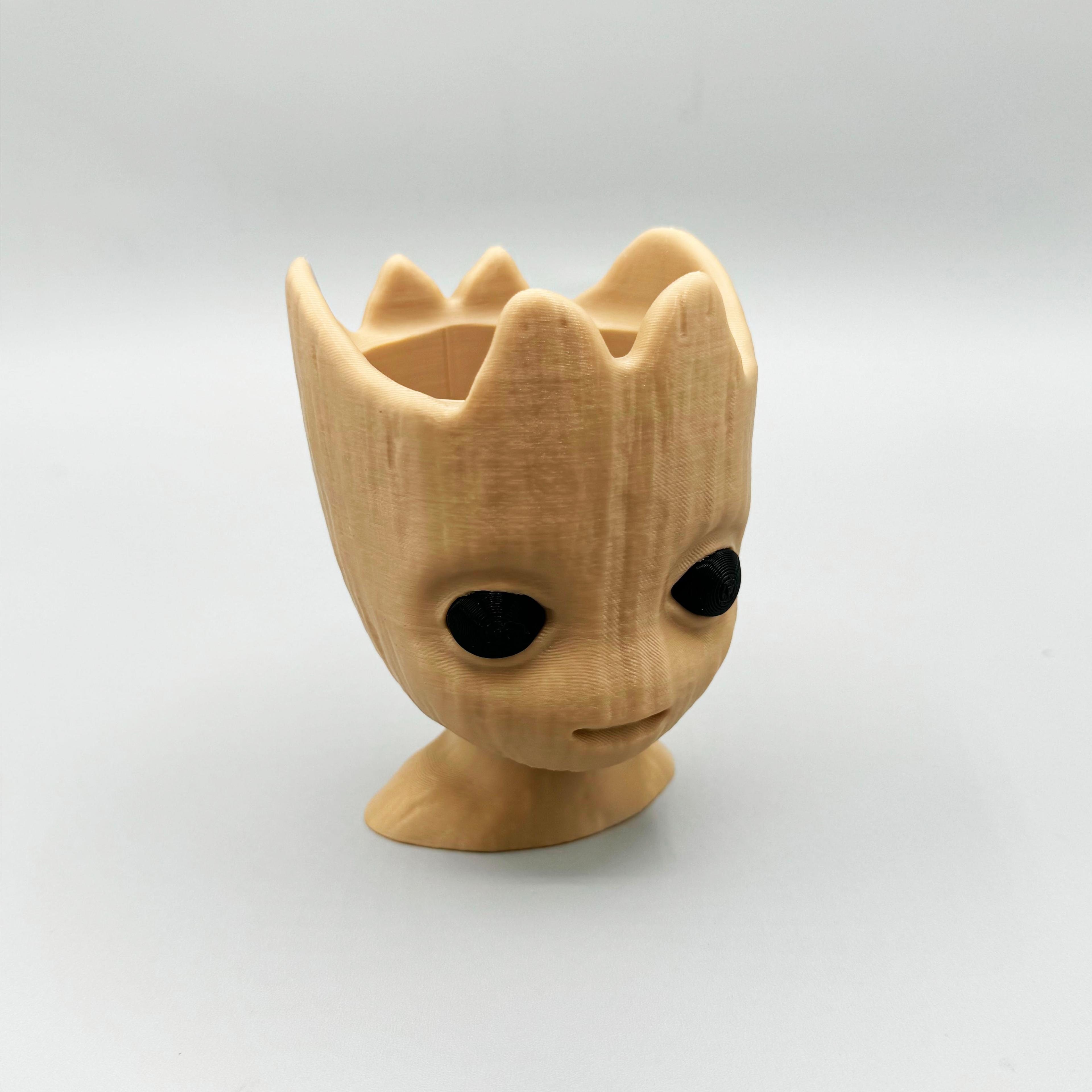 Baby Groot Planter - Multi Part Model 3d model