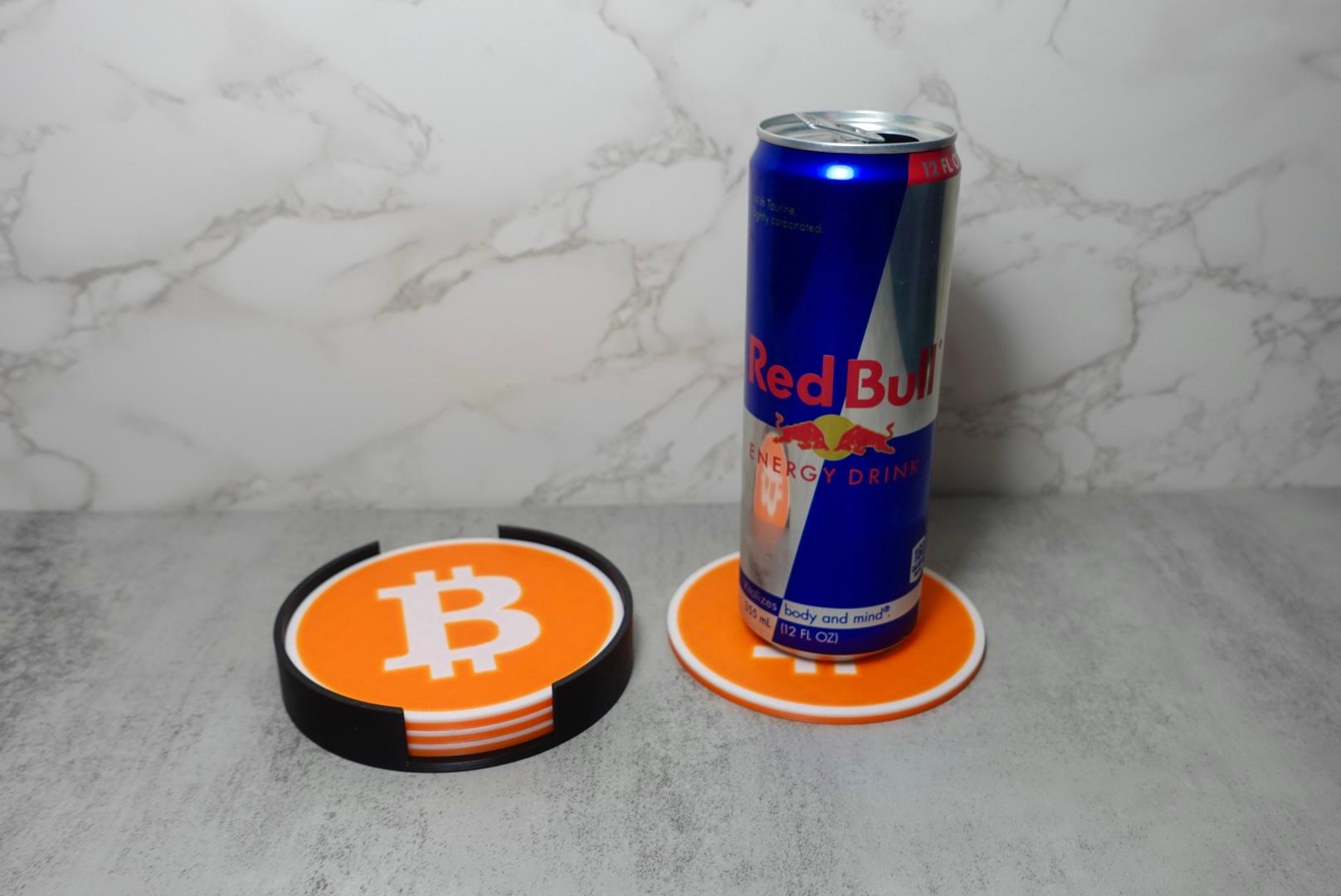 Bitcoin Coaster Set 3d model