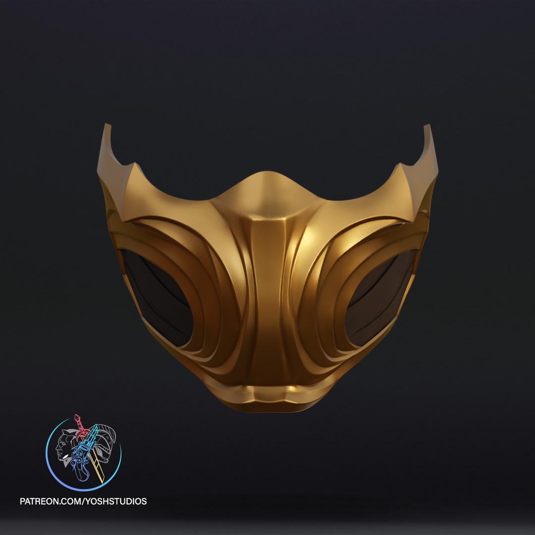 Scorpion Mask MK1 3D Print File STL Mortal Komb 3d model