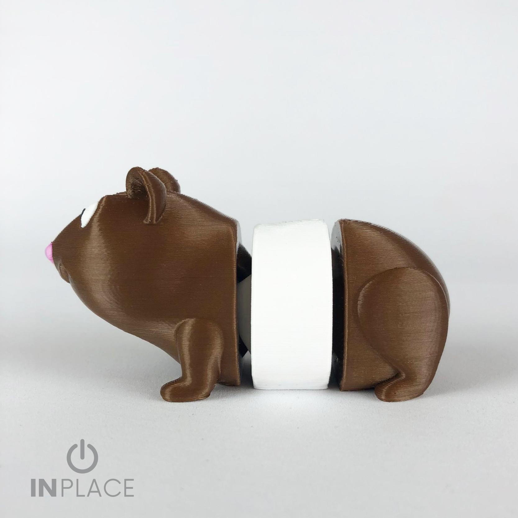 Cute Guinea Pig Articulated 3d model