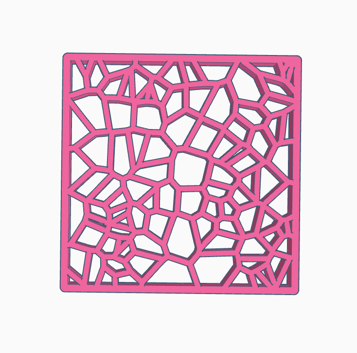 voronoi table decor  12.stl 3d model