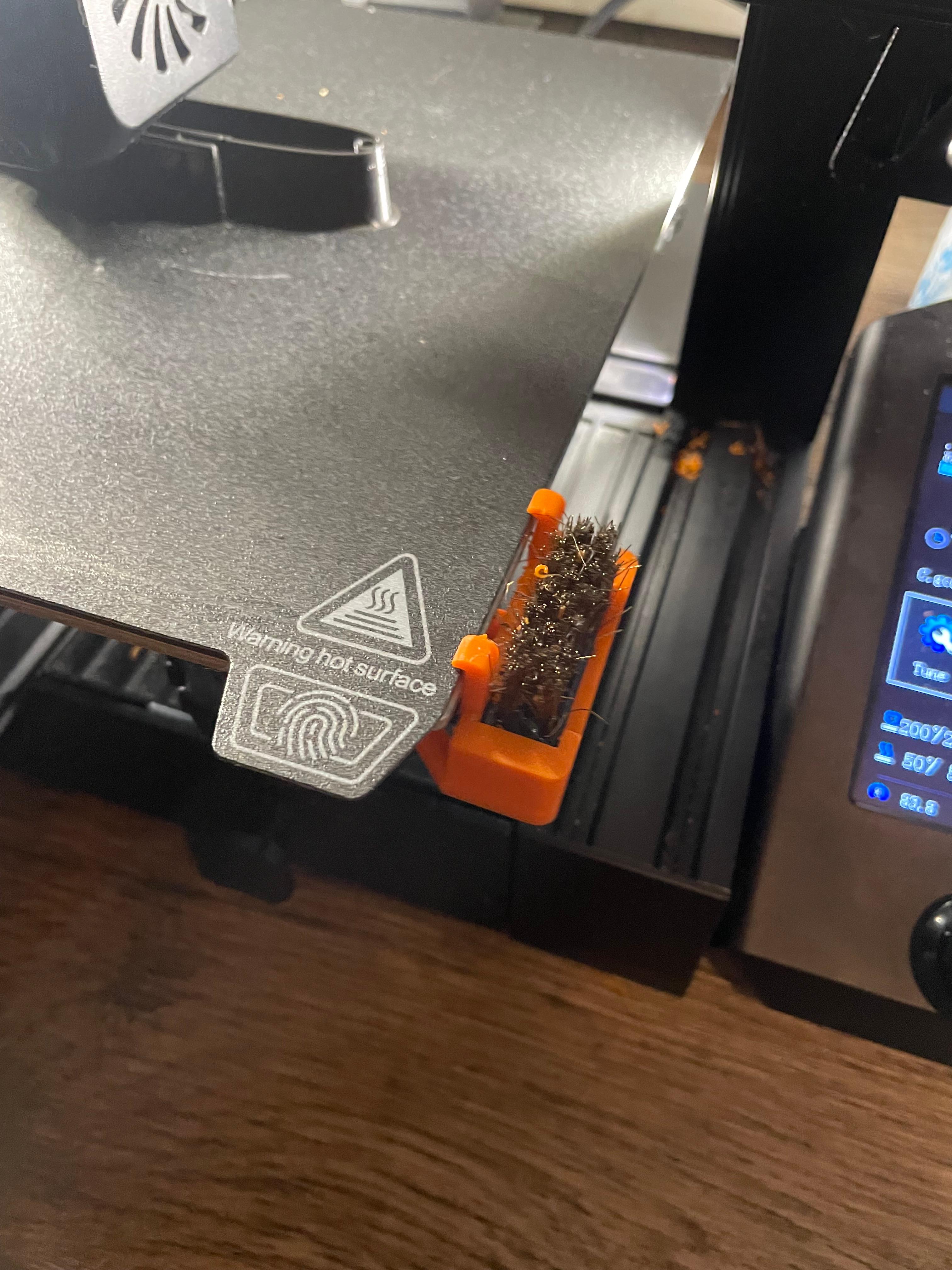 Ender 3 Nozzle Wipe Mounting Bracket 3d model