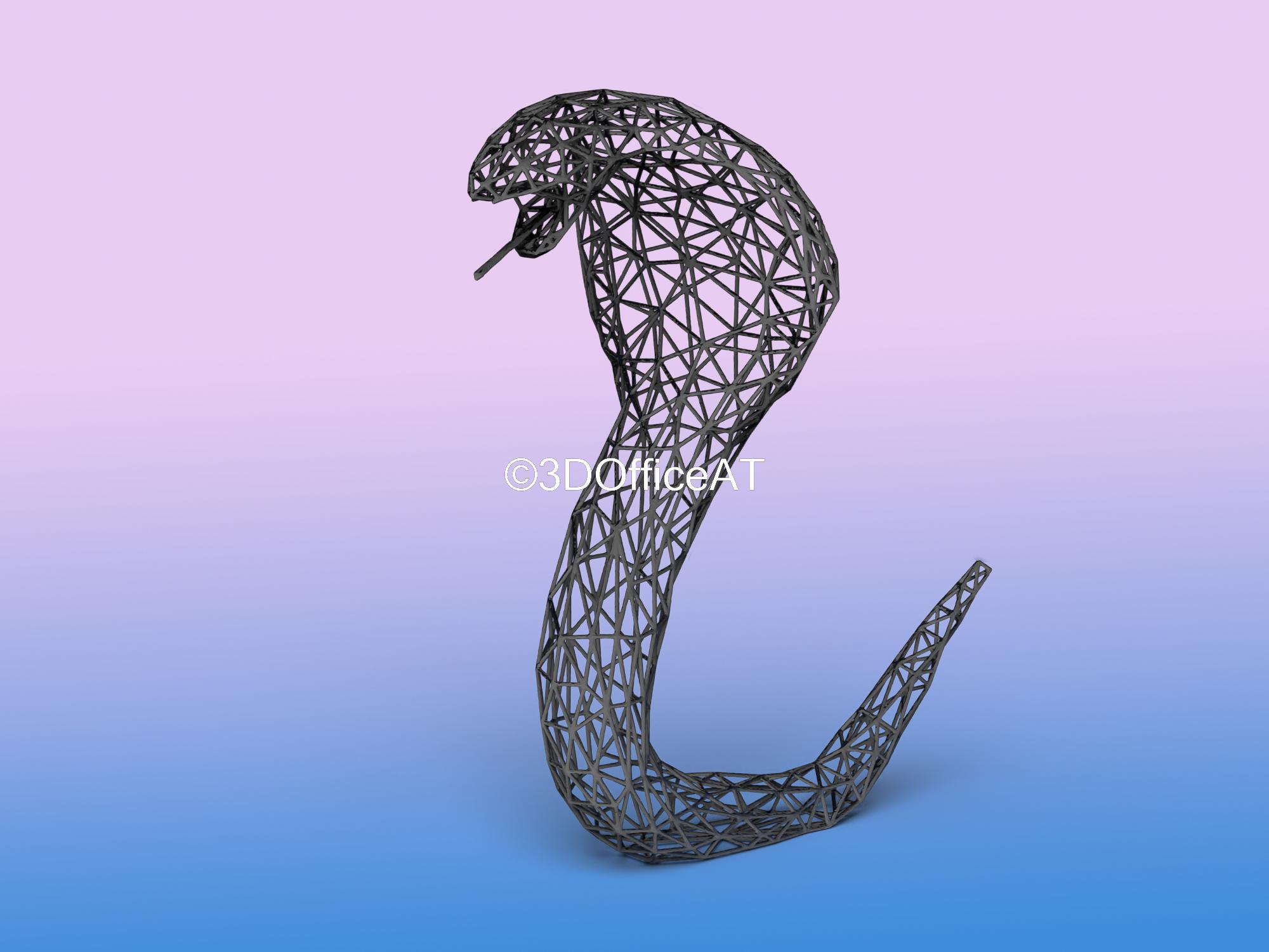 024 Arbok Pokemon Wiremon Figure 3d model