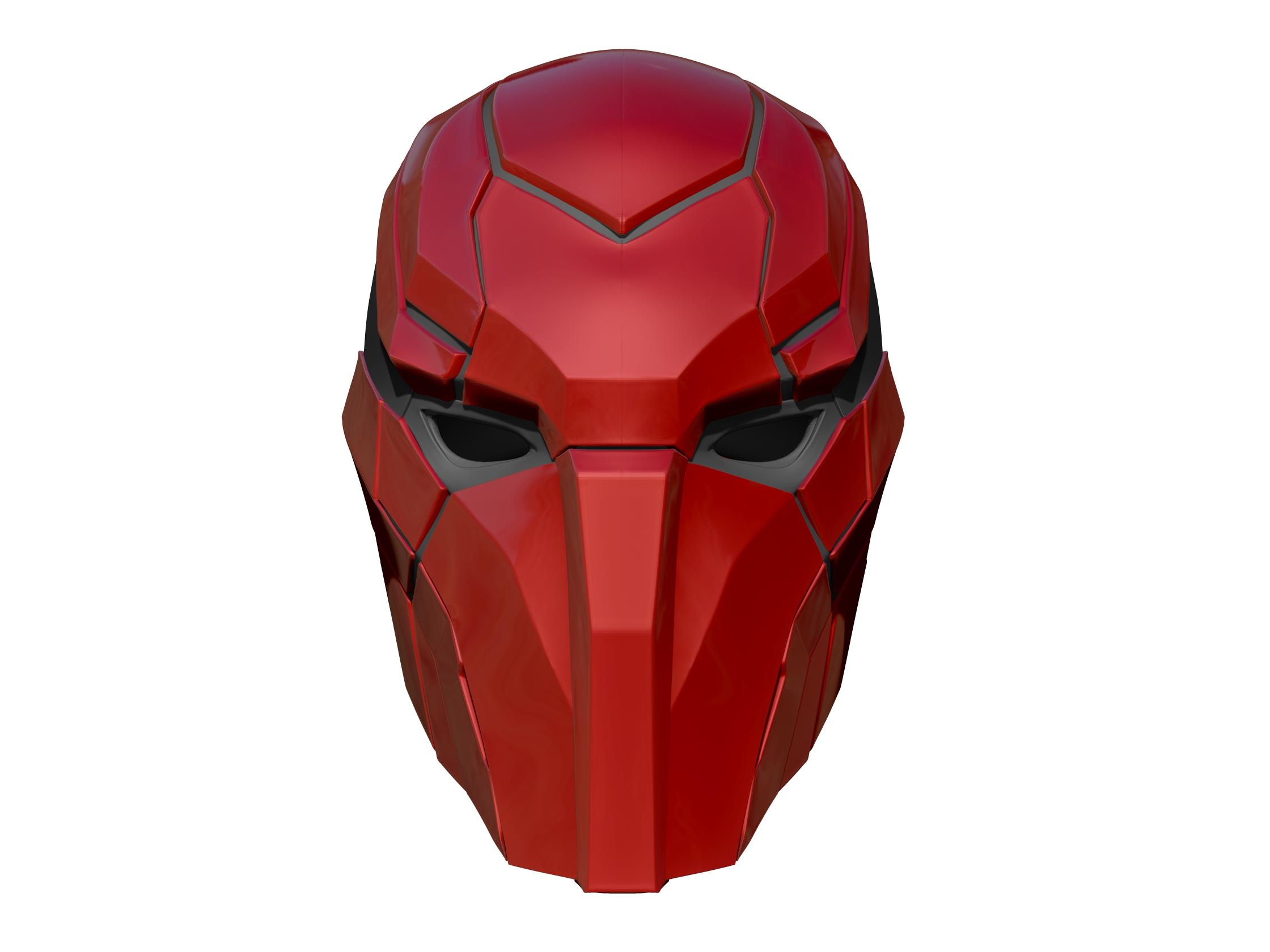 Red Hood helmet 3d model