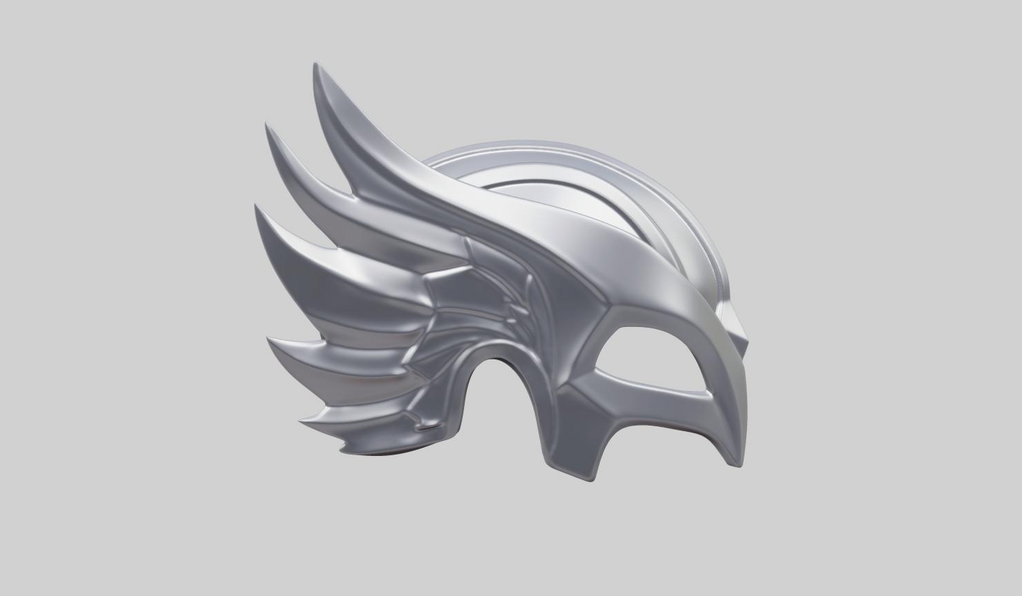 Hawkgirl Helmet 3d model