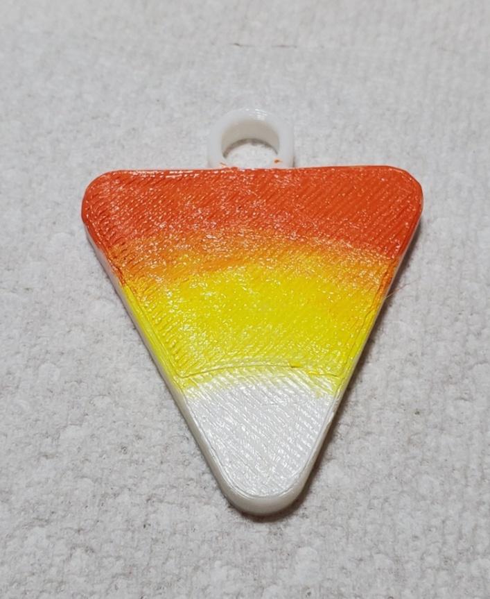 Candy corn keychain  3d model