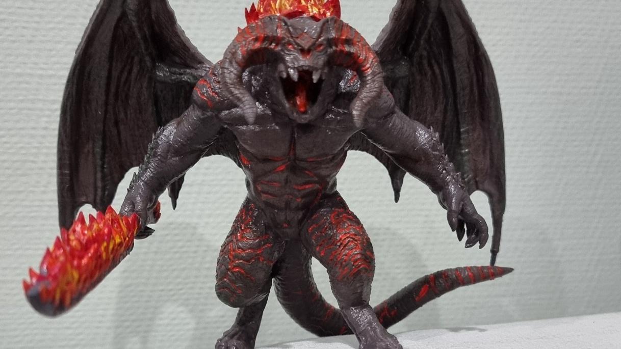 Balrog Figure - Lord of the Rings (Pre-Supported) 3d model