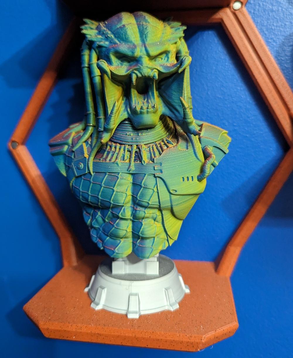 Predator Bust (Pre-Supported) 3d model