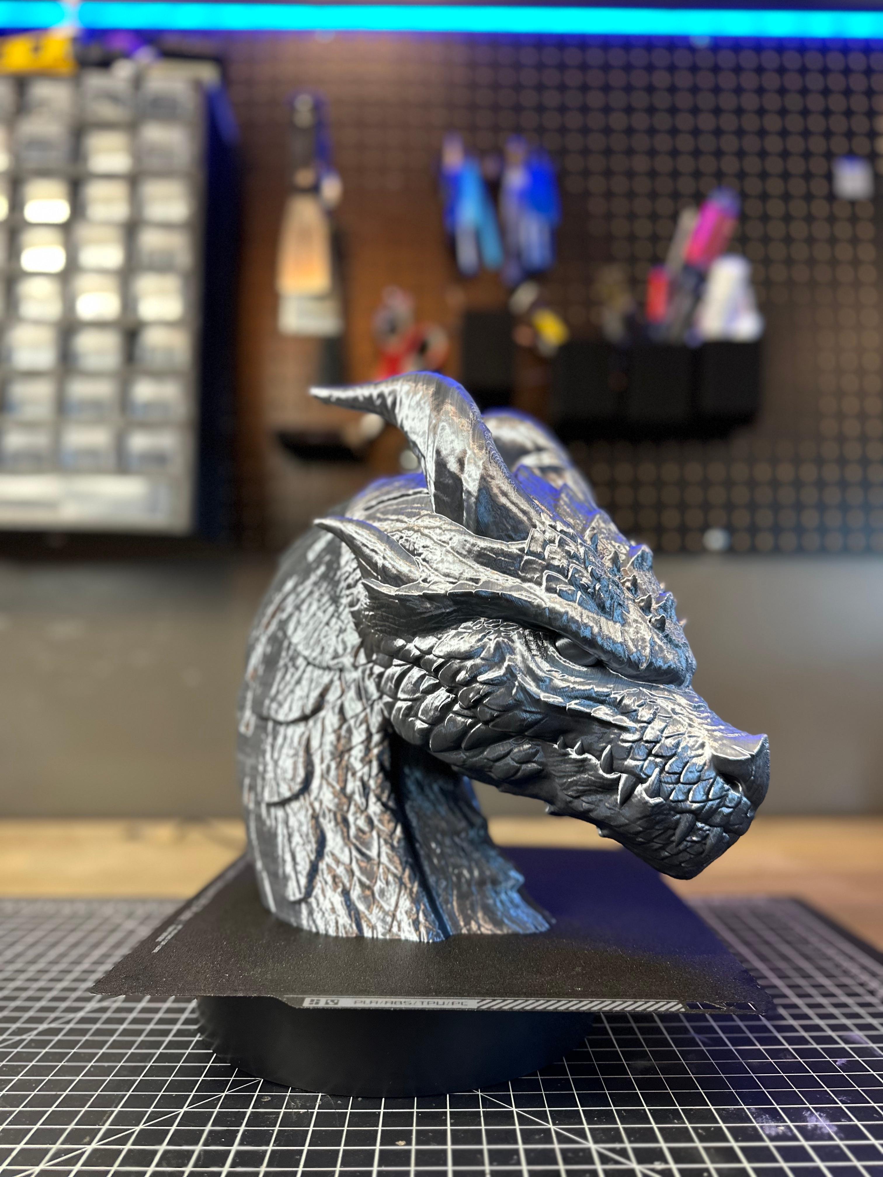 Dragon Headphone Holder/Sculpture 3d model