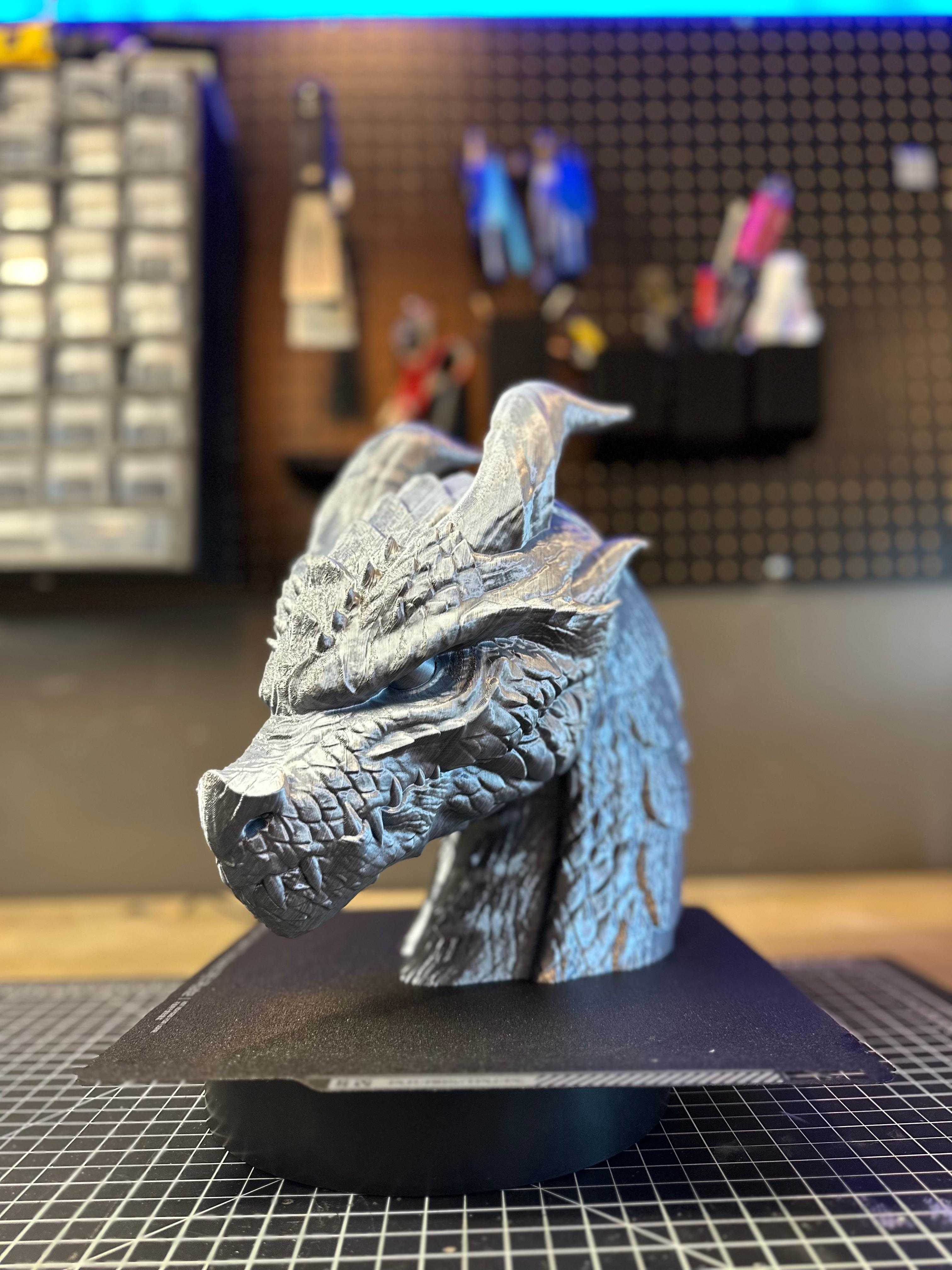 Dragon Headphone Holder/Sculpture 3d model