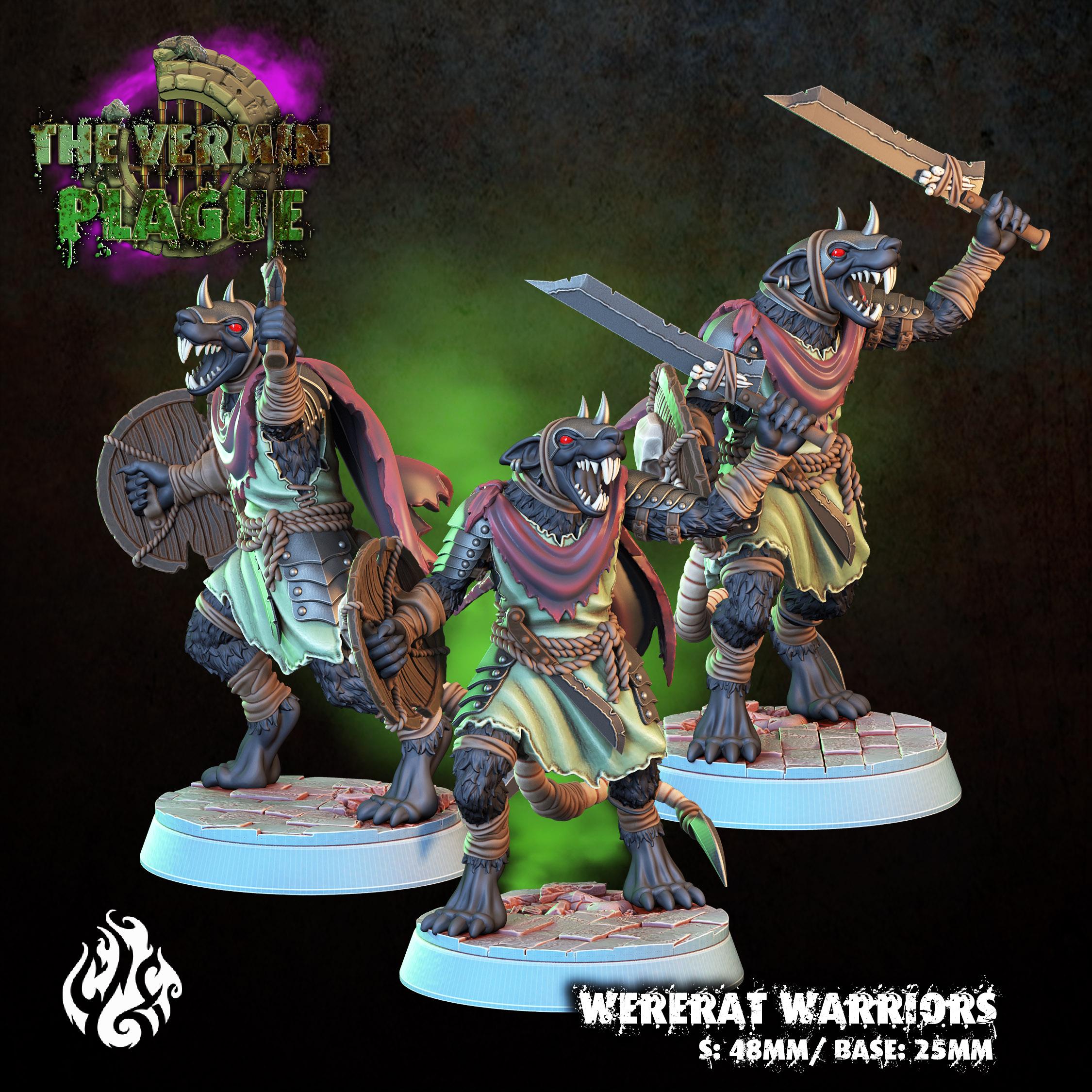 Wererat Warriors 3d model