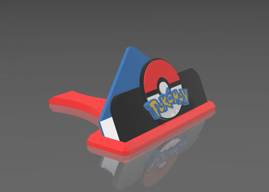 Pokemon graded card holder 3d model