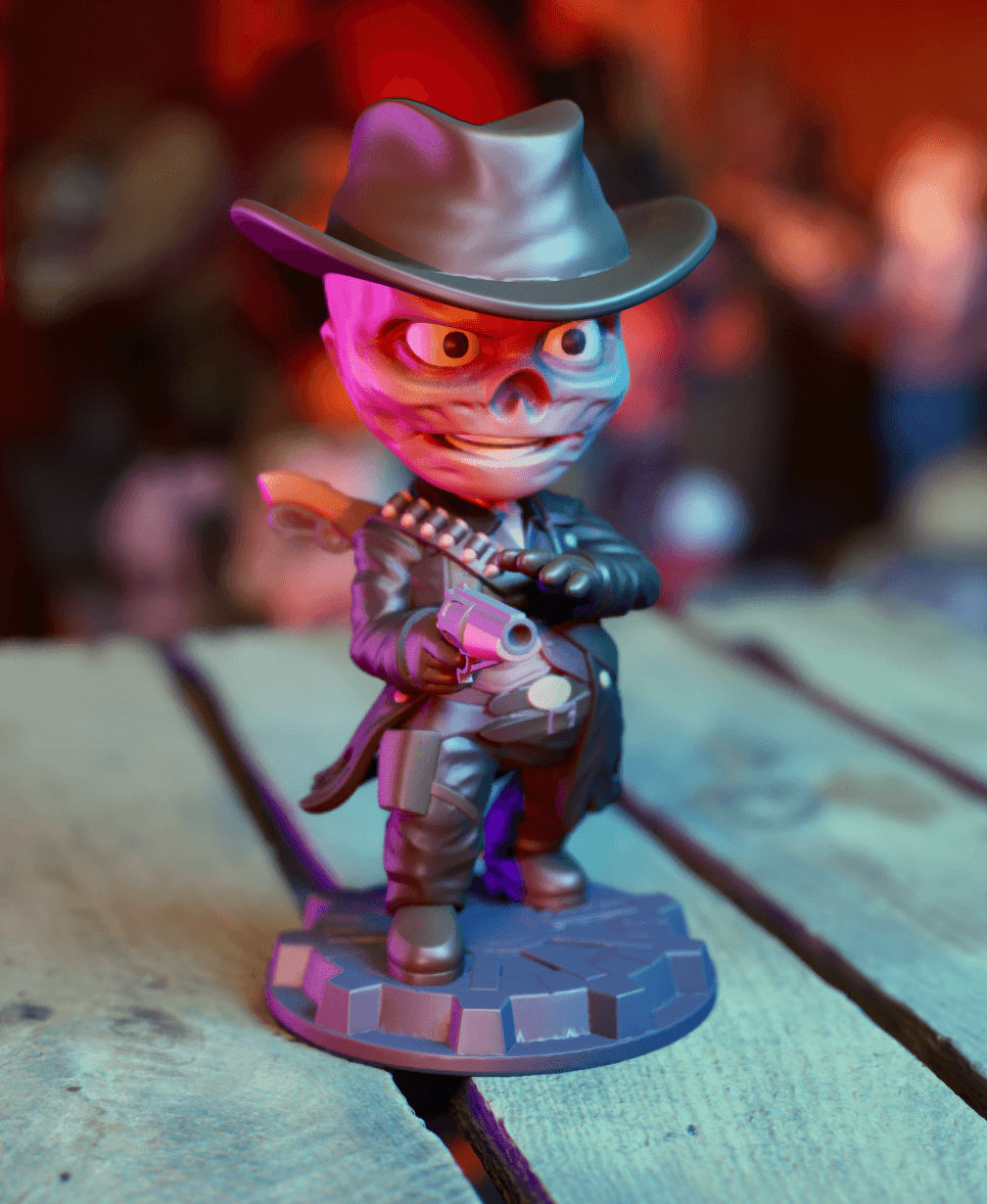 Li'l Ghoul - Fallout Wastelander Fanart Collectible Figure 3d model