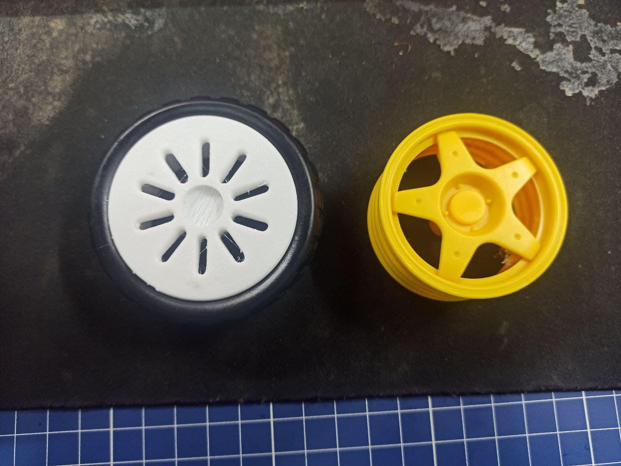 DC Wheel for Stepper NEMA 14.stl 3d model