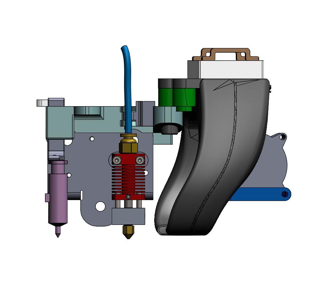 Swiss3DC Dual Duct No Screw, No Tool 3d model