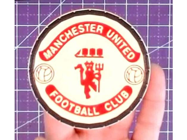 Manchester United Football Club Coaster 3d model