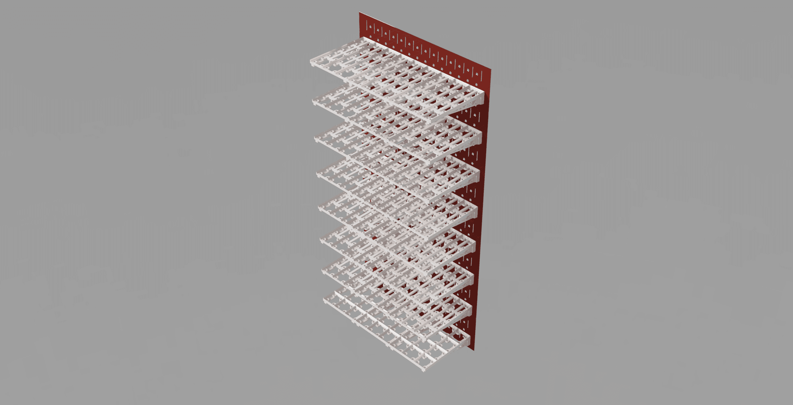 GridControl - Wall Control to Gridfinity Hooks 3d model