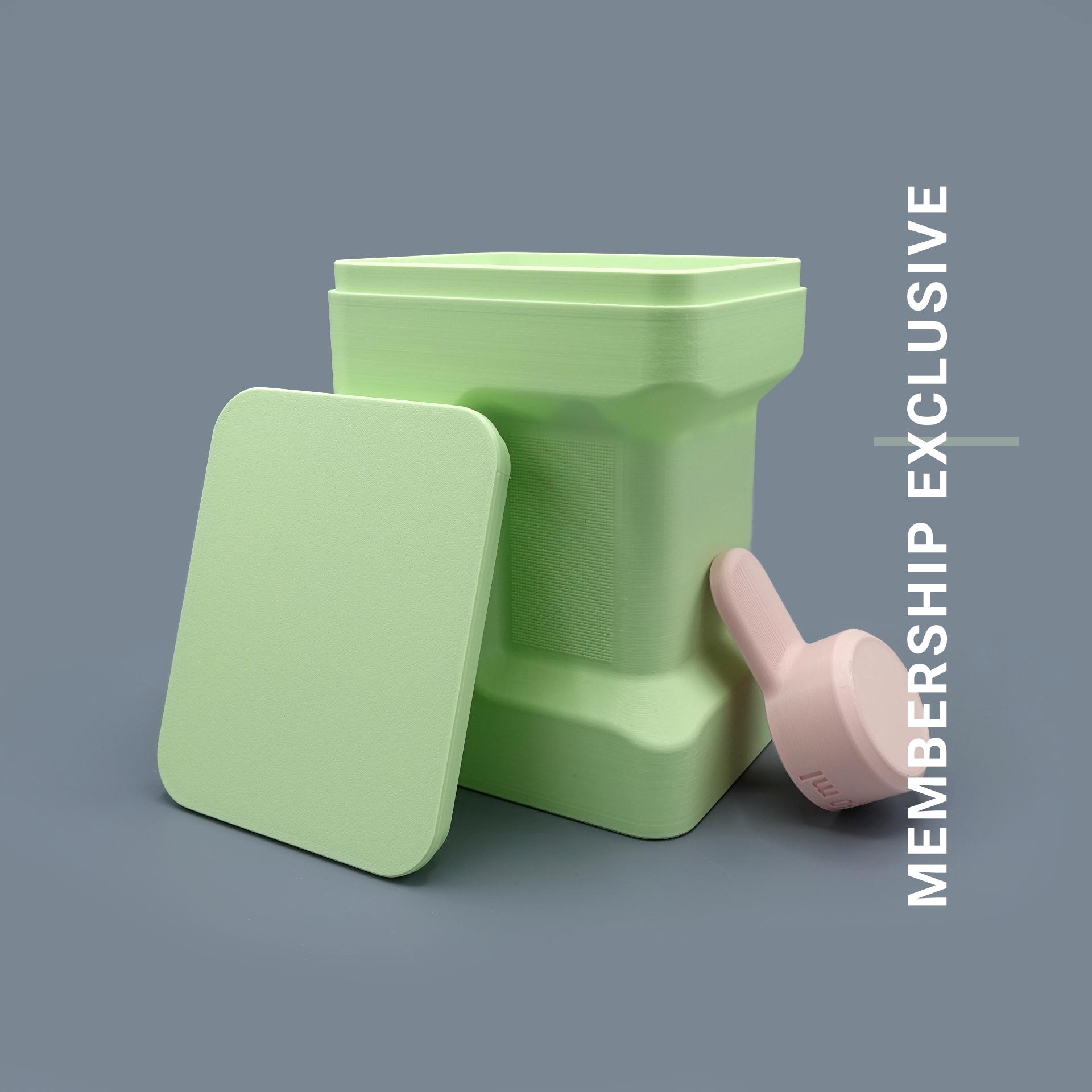 Laundry detergent container 3d model