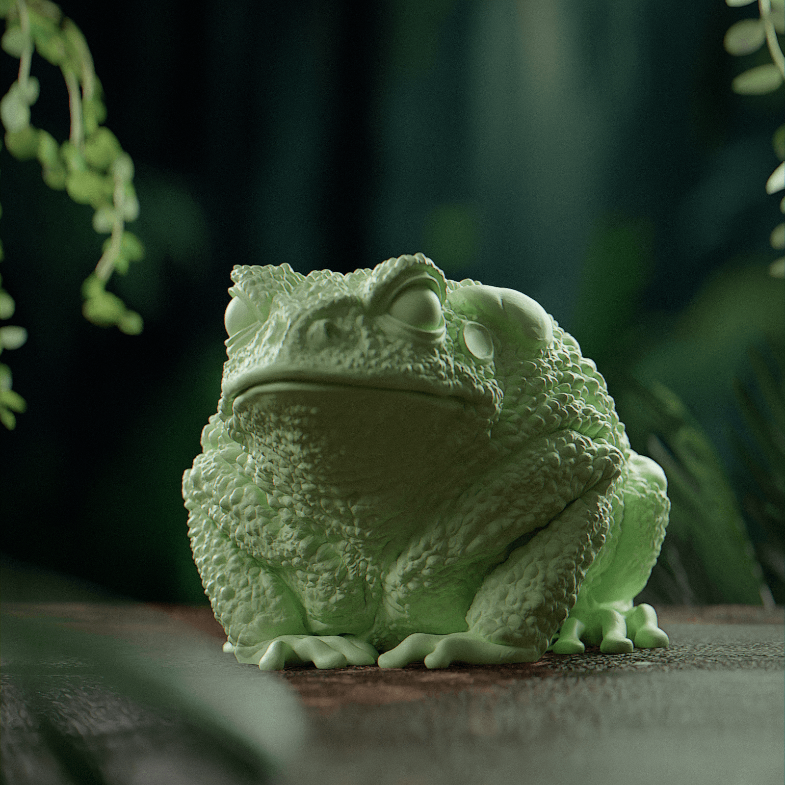 Frog Piggy Bank 3d model