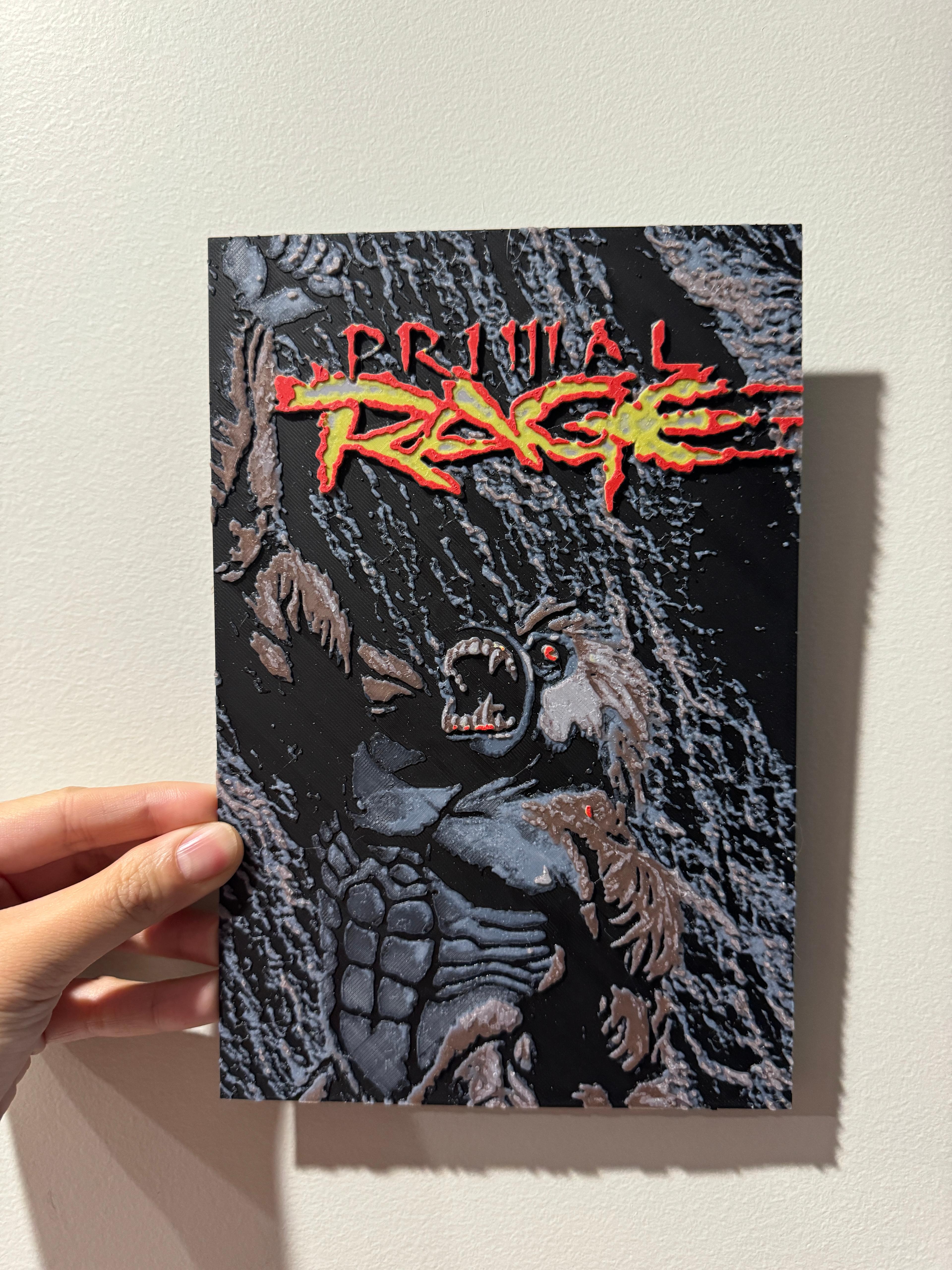 Primal Rage - HueForge Print 3d model