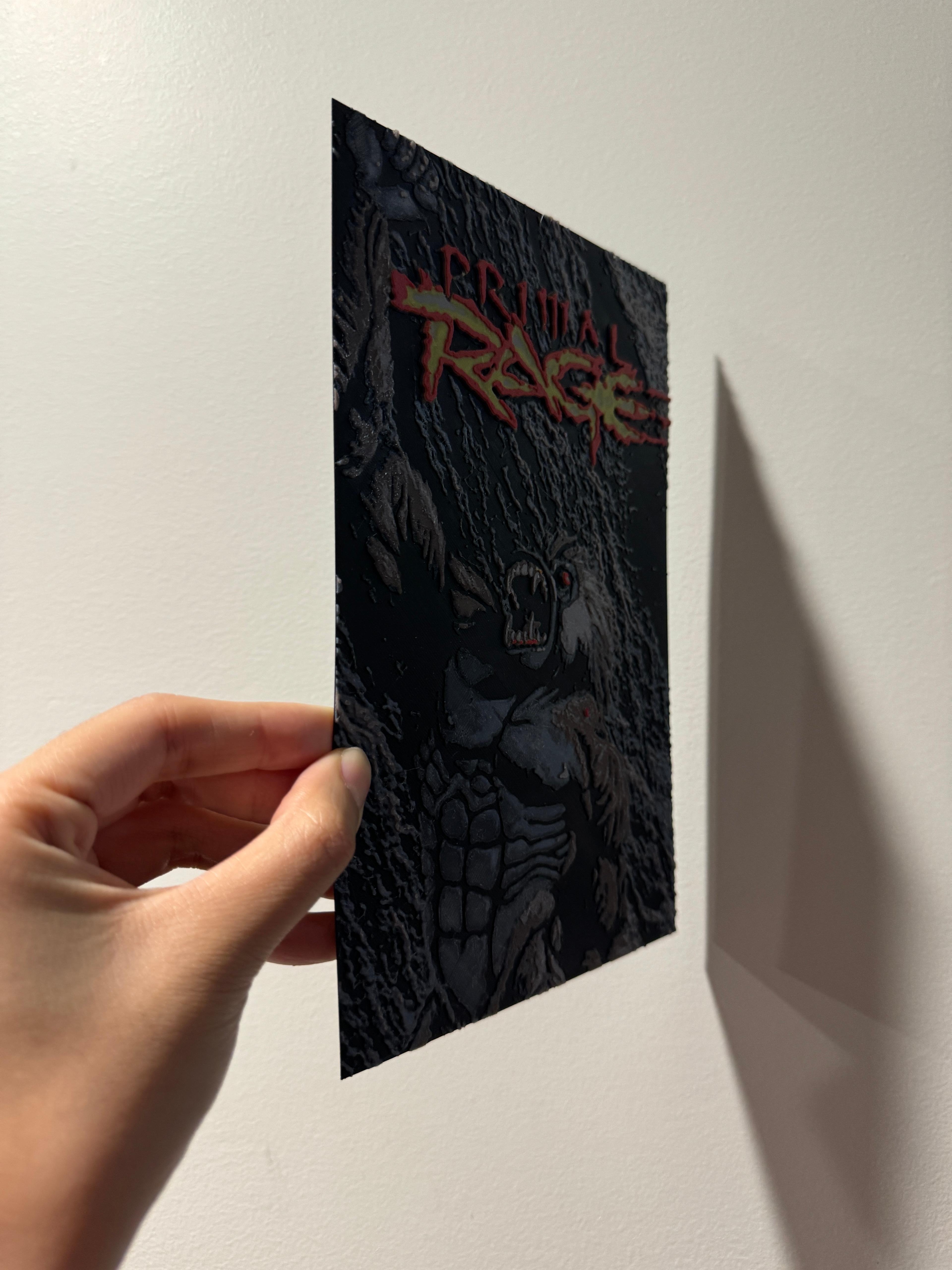 Primal Rage - HueForge Print 3d model