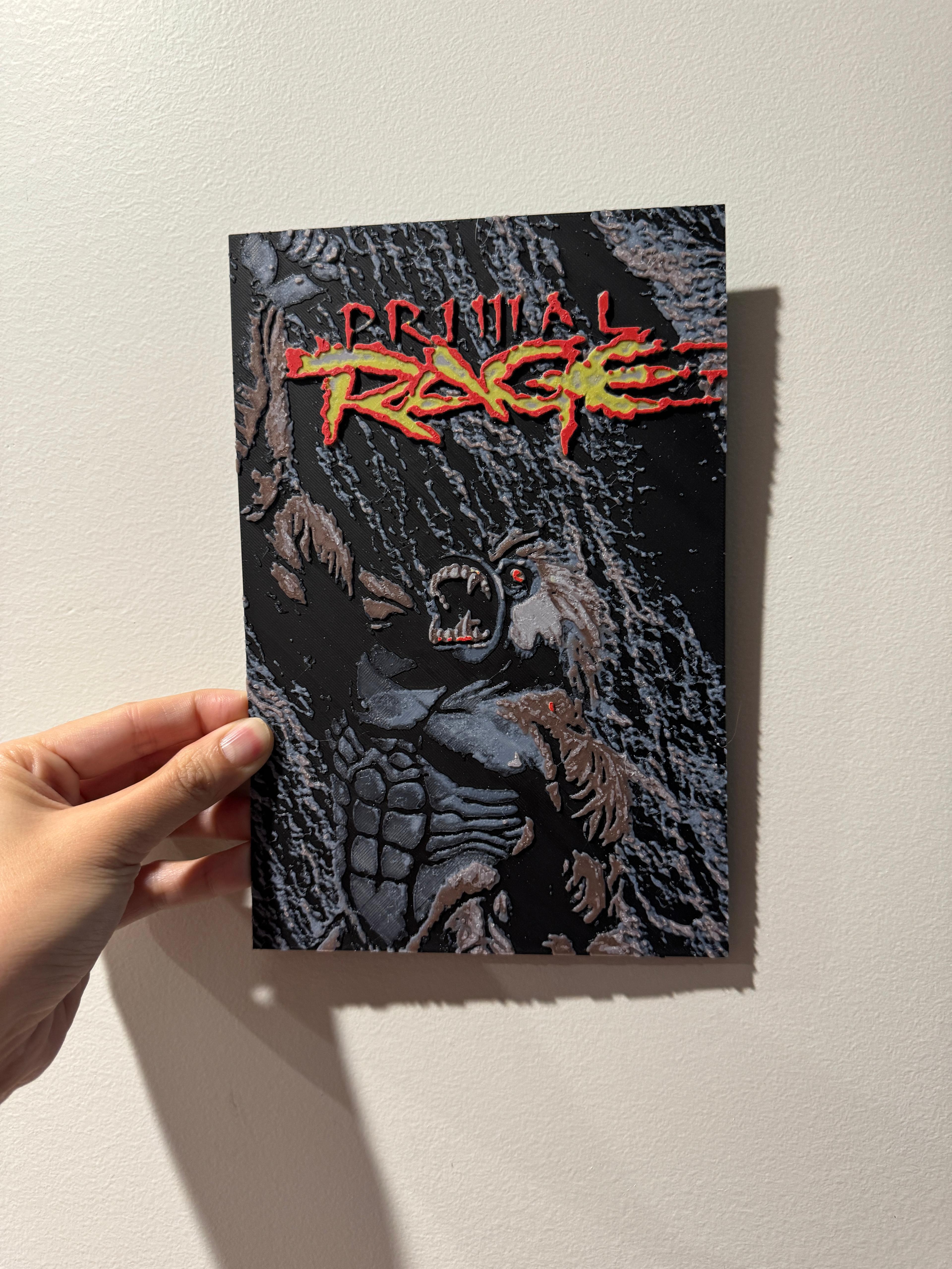 Primal Rage - HueForge Print 3d model